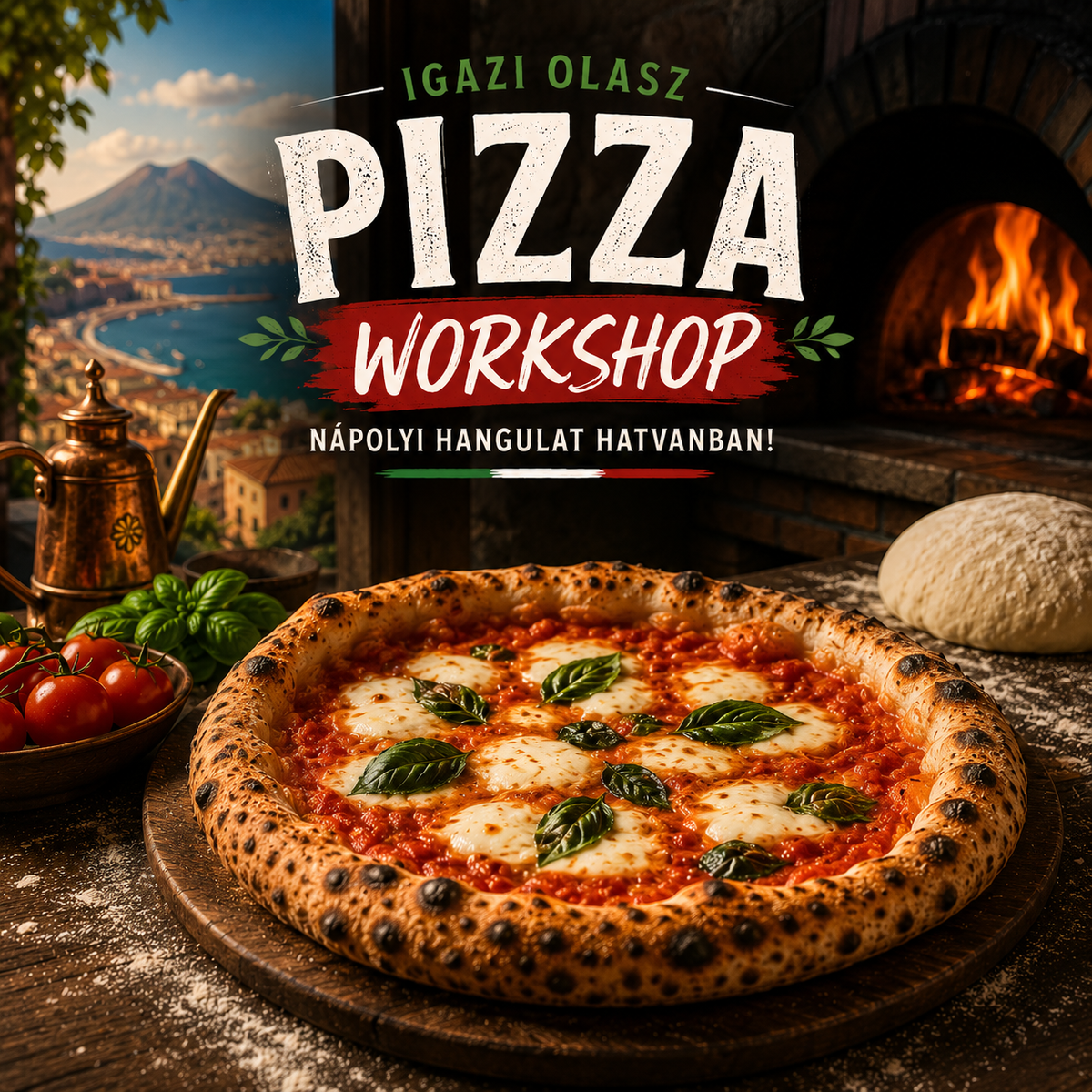 Pizza készítő workshop (Igazi olasz pizza)